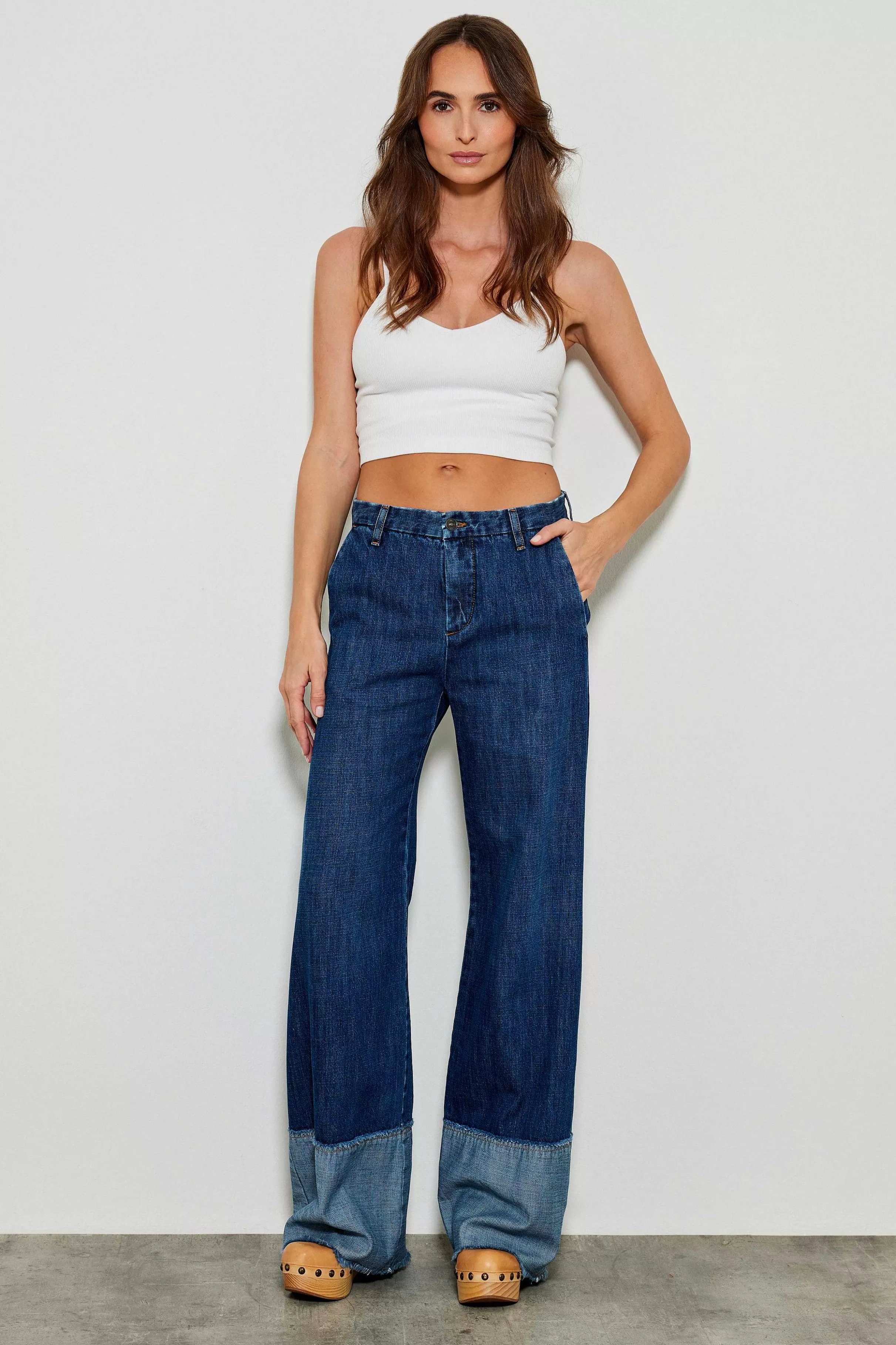 Jeans*Five Jeans 512 Luce Jeans Large Mellem Bla