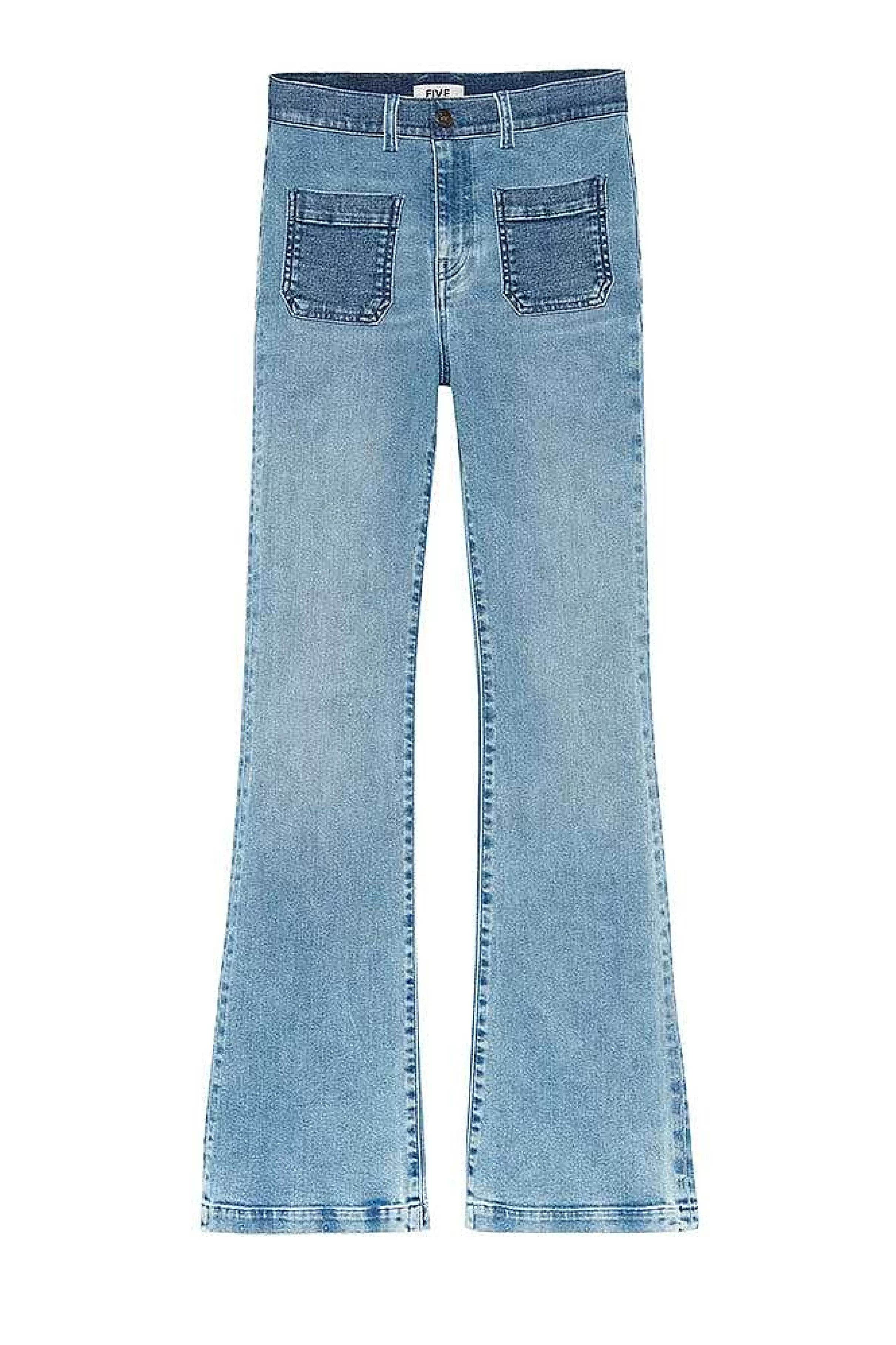 Jeans*Five Jeans 702 Luna Jeans Flare Lysebla