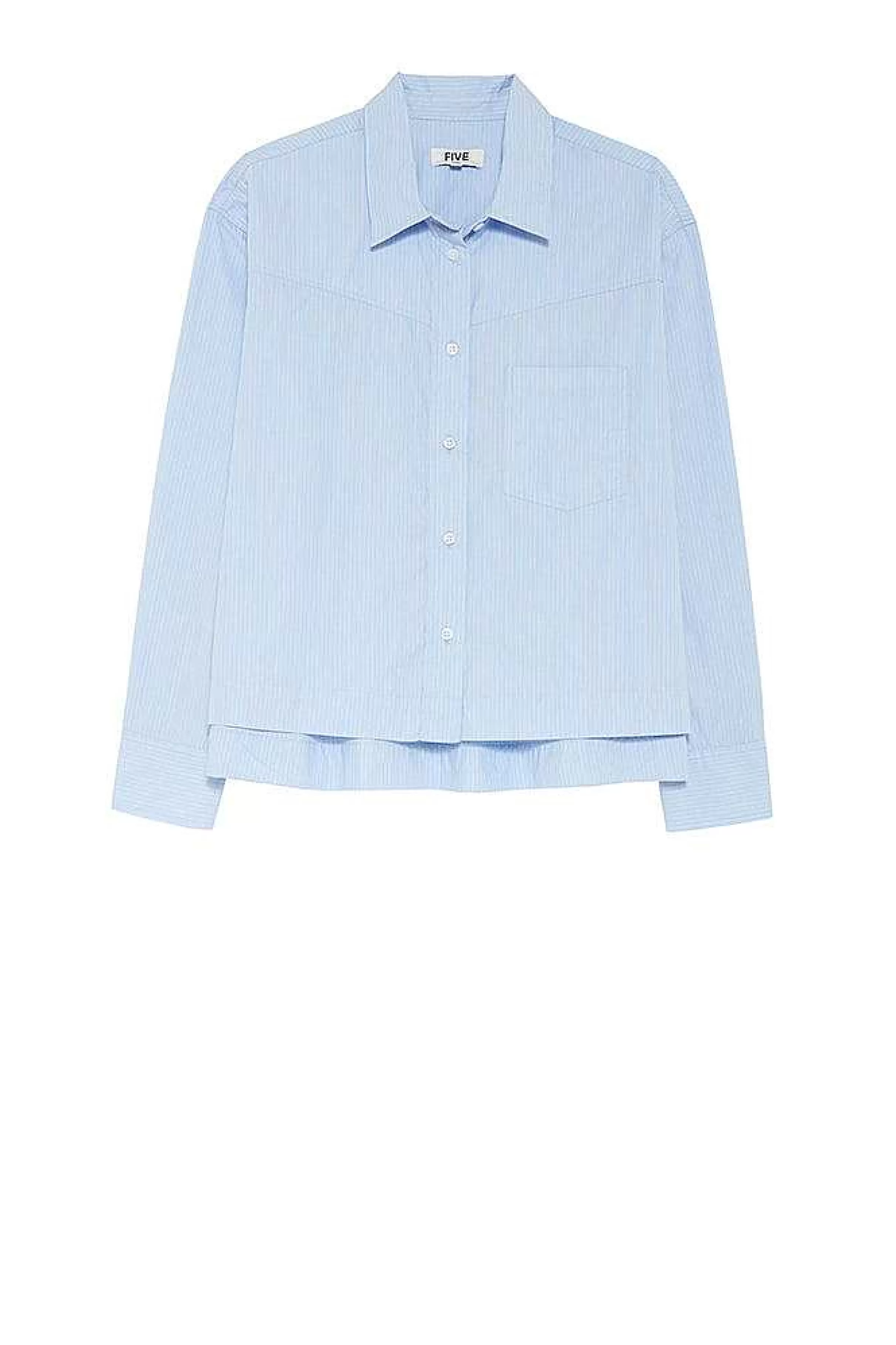 Skjorter Og Bluser*Five Jeans Clarence Skjorte Lysebla