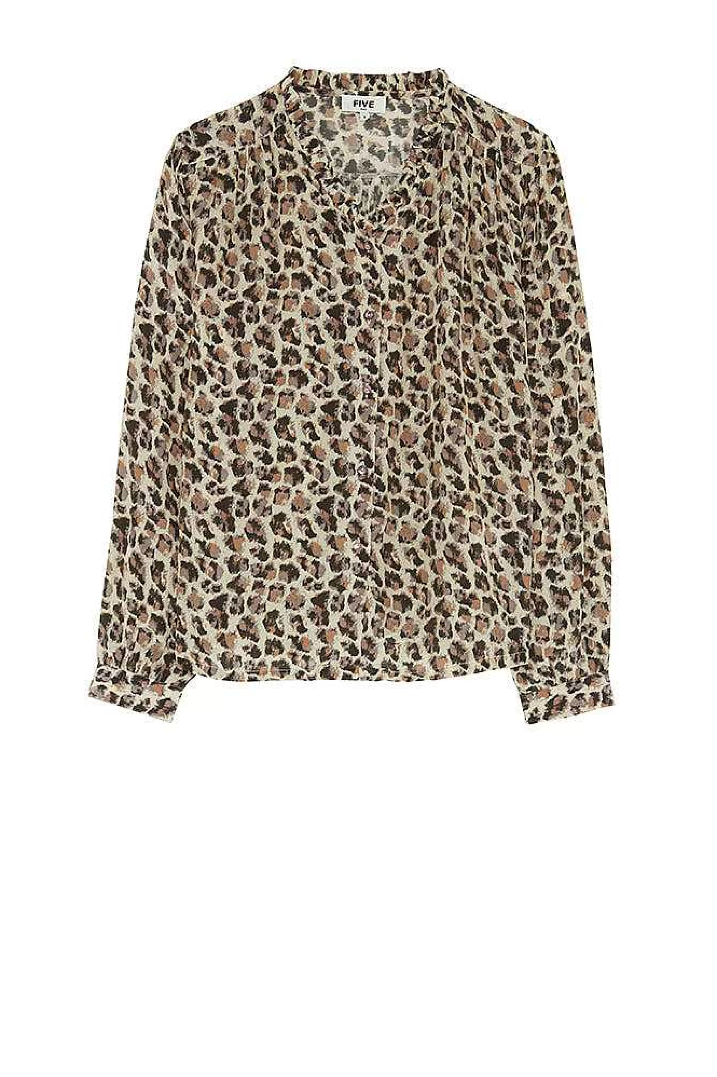 Skjorter Og Bluser*Five Jeans Conrad Skjorte Leopard