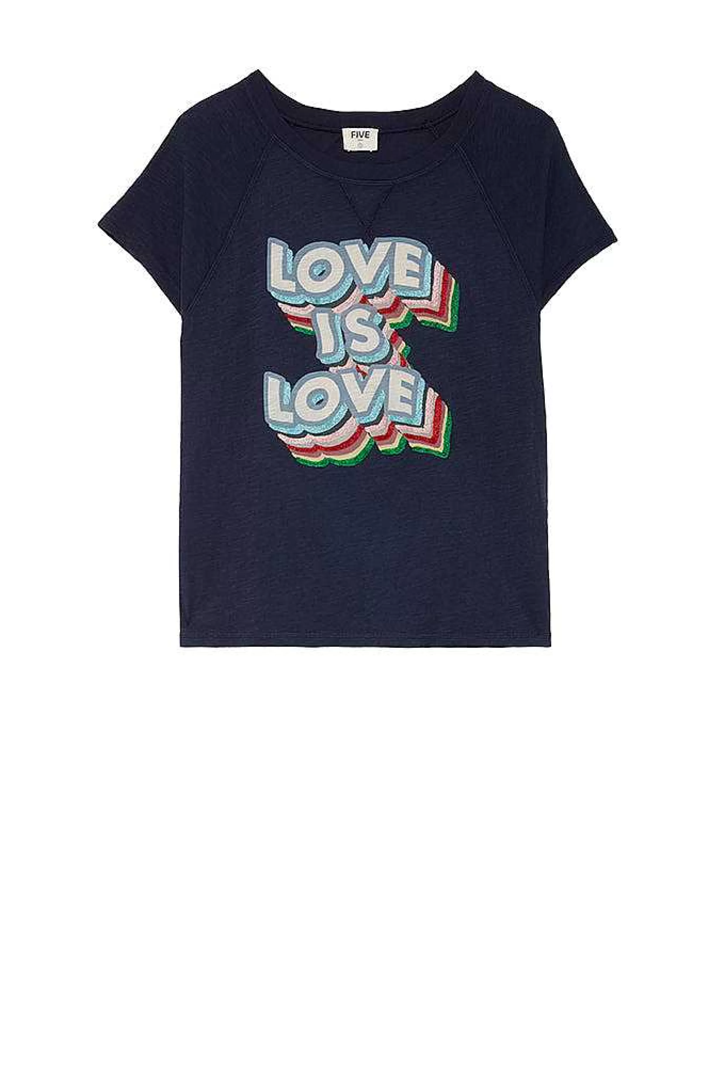 T-Shirts*Five Jeans Kaerlighed Er Kaerlighed T-Shirt