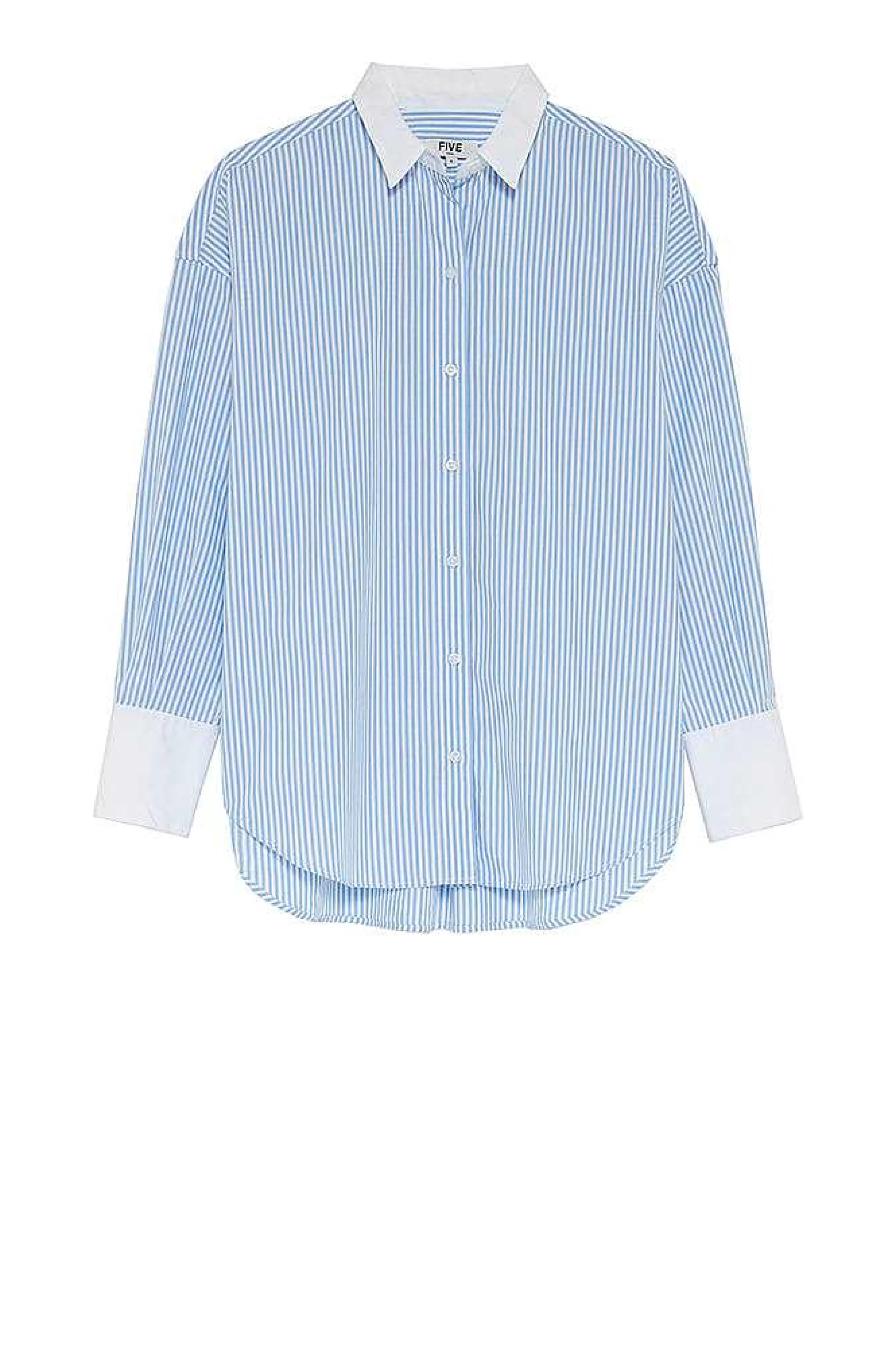 Skjorter Og Bluser*Five Jeans Kanalskjorte Bla