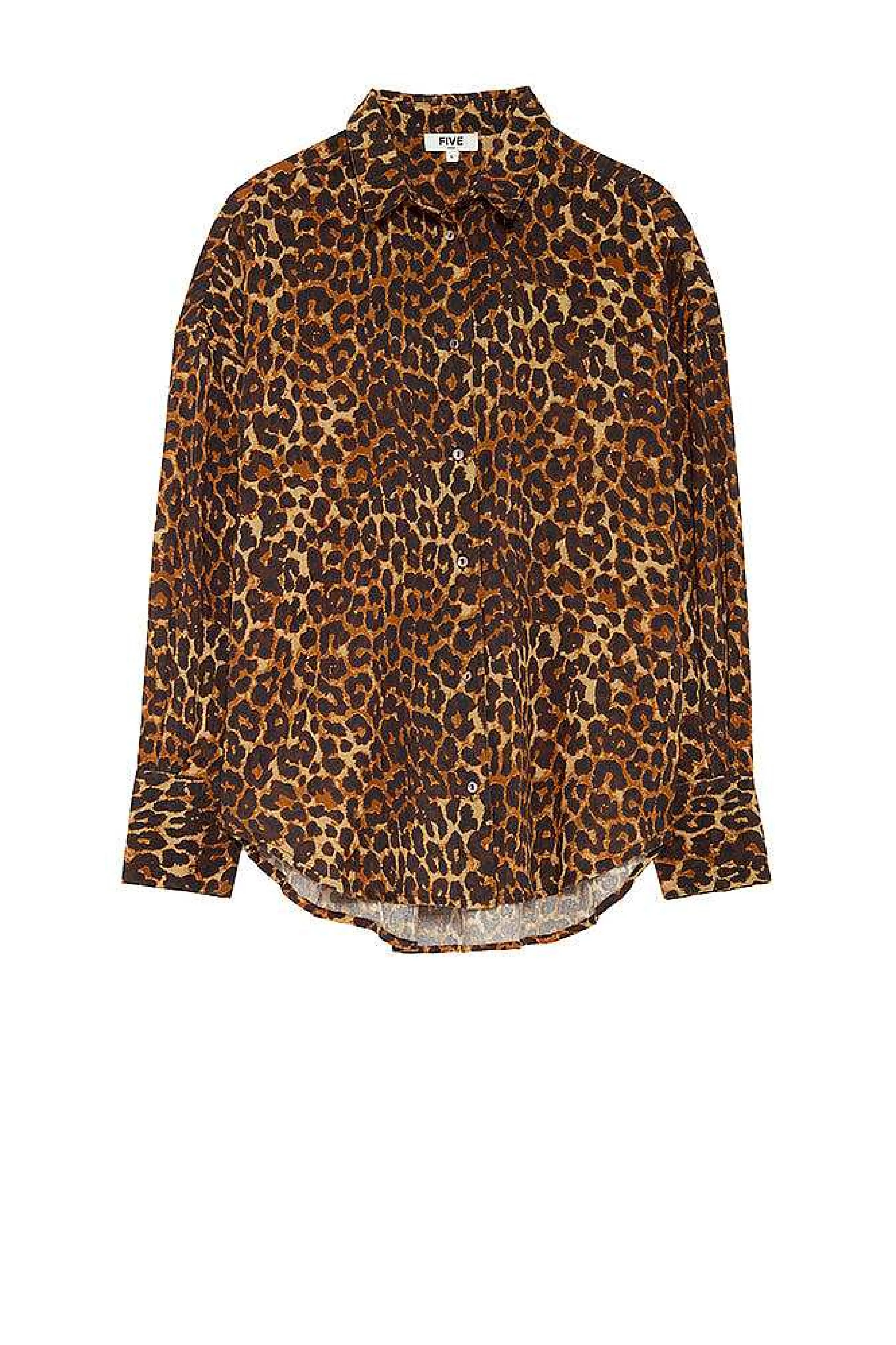 Skjorter Og Bluser*Five Jeans Kanalskjorte Leopard