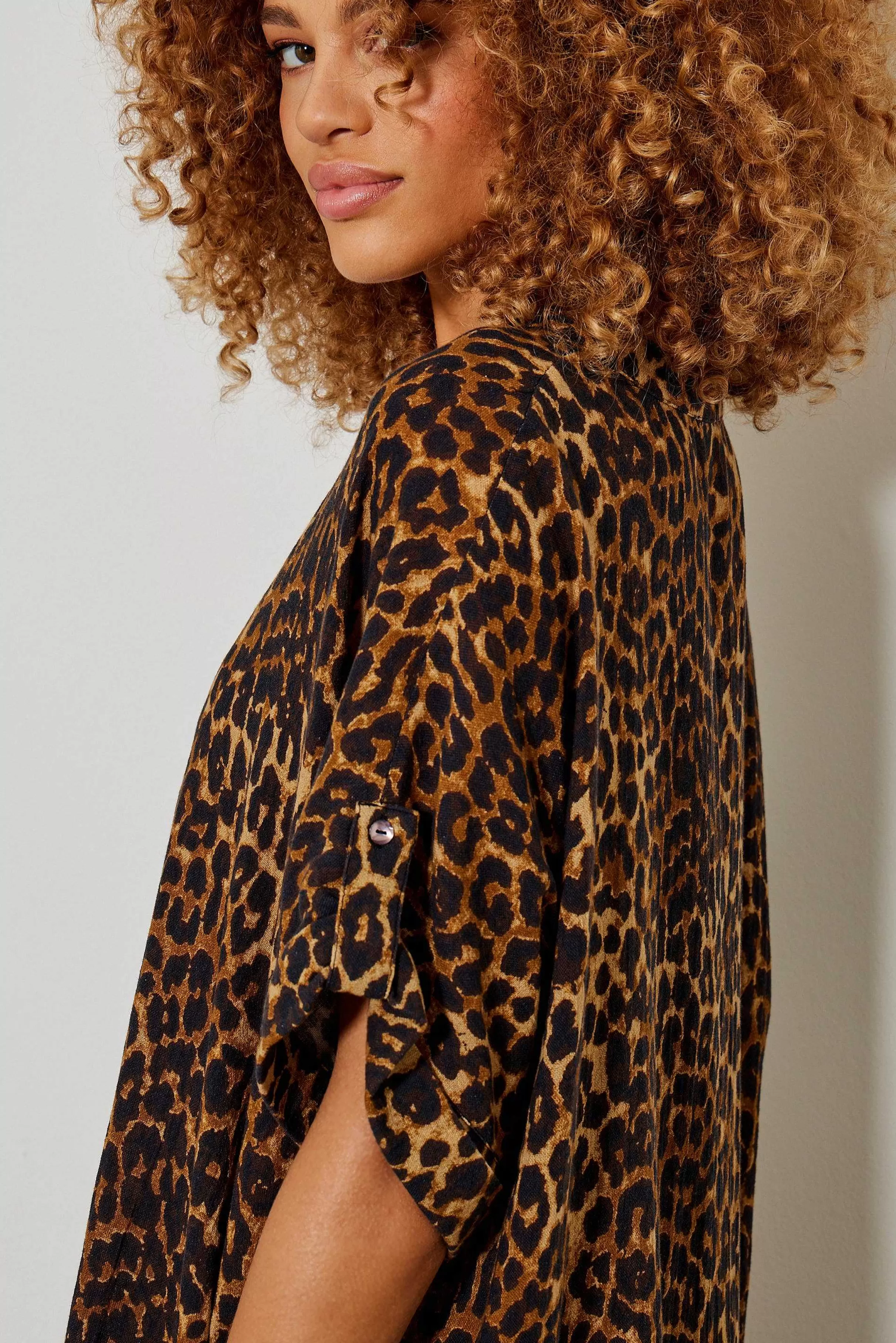 Kjoler*Five Jeans Renee Kjole Leopard